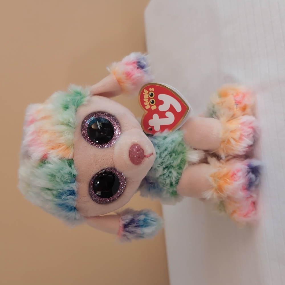 NWT TY Beanie Boos Rainbow